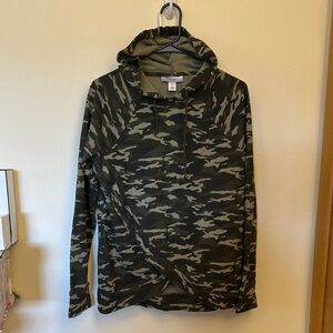 Motherhood Maternity Camouflage Hoodie